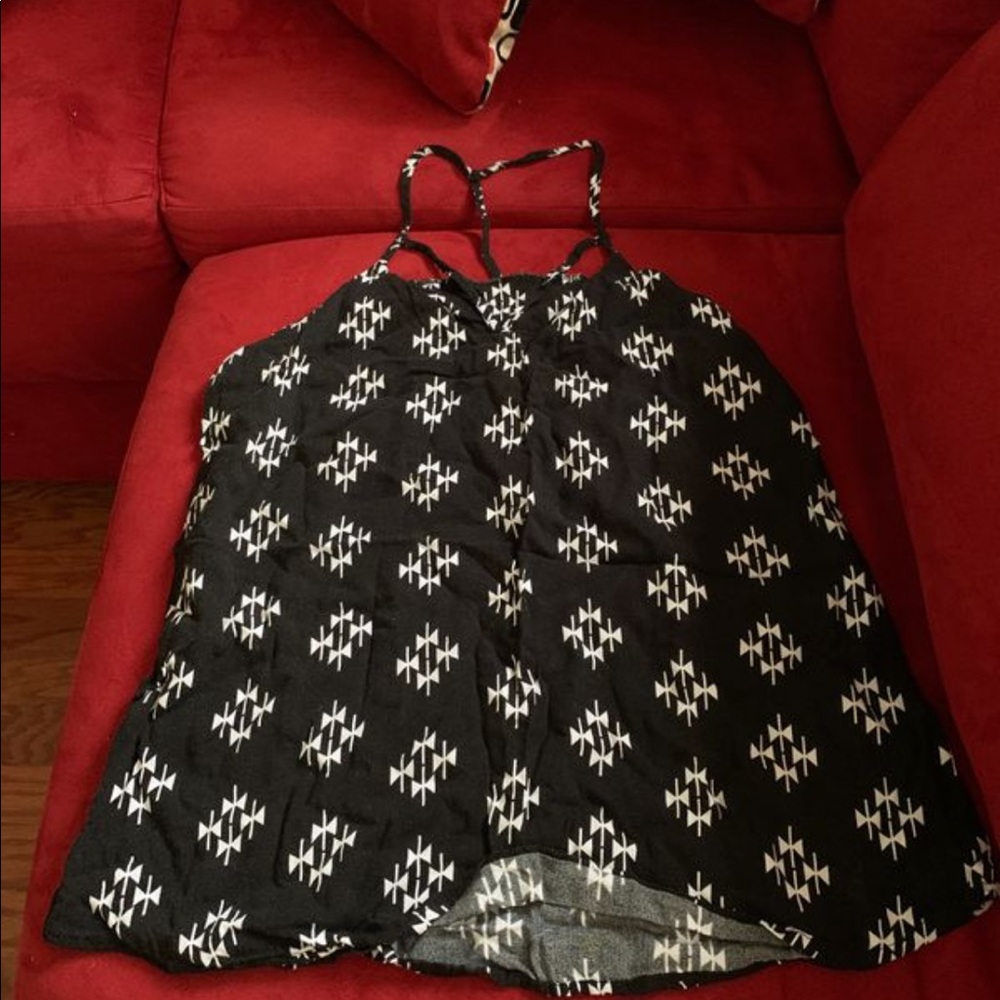 Black and white shirt
